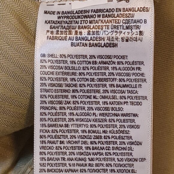 Vans Alder Relaxed Pleated Pants White Women's Size 29 VN000GA0DJR - Picture 10 of 12